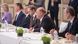 Встреча Михаила Мишустина с представителями российских деловых кругов