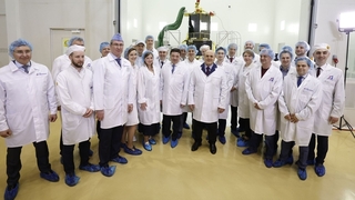 Михаил Мишустин посетил научно-производственное объединение имени С.А.Лавочкина