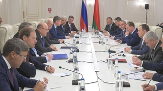 Встреча Михаила Мишустина с Премьер-министром Республики Беларусь Романом Головченко