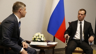 Встреча с президентом ОАО «Российские железные дороги» Олегом Белозёровым