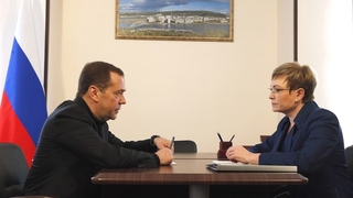 Встреча с губернатором Мурманской области Мариной Ковтун