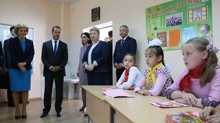 Посещение общеобразовательной школы имени Т.К.Агузарова