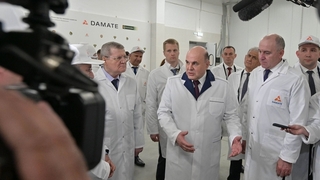 Михаил Мишустин посетил черкесский завод по производству баранины группы компаний «Дамате»
