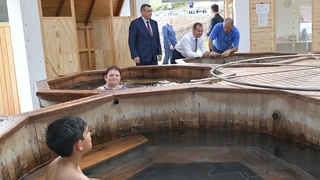 Посещение водно-оздоровительного термального комплекса «Жаркие воды» на острове Итуруп
