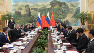 Встреча Дмитрия Медведева с Премьером Госсовета КНР Ли Кэцяном