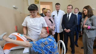 Посещение госпиталя для ветеранов войн в Ростове-на-Дону