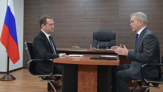 Встреча с губернатором Белгородской области Евгением Савченко
