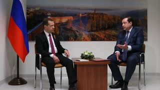 Встреча с губернатором Смоленской области Алексеем Островским