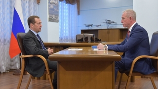 Беседа с губернатором Ульяновской области Сергеем Морозовым