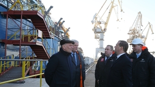 Посещение АО «Балтийский завод». Осмотр атомного ледокола «Арктика»