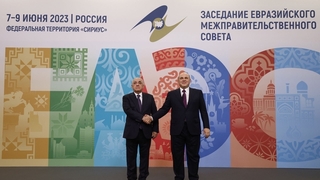 Михаил Мишустин с Премьер-министром Азербайджанской Республики Али Асадовым