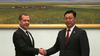 Встреча с Премьер-министром Монголии Жаргалтулгын Эрдэнэбатом