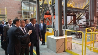 Посещение металлургического завода «Тула-Сталь»