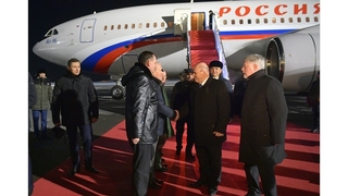 Прибытие Михаила Мишустина в Нур-Султан (Республика Казахстан)