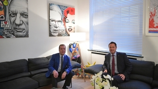 Встреча с Премьер-министром Люксембурга Ксавье Беттелем
