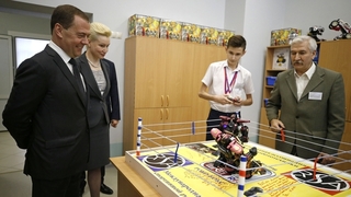 Посещение средней общеобразовательной школы № 66 имени Евгения Дороша в Краснодаре