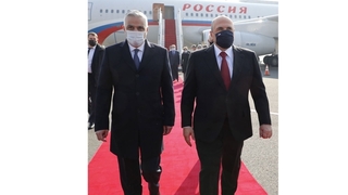 Прилёт Михаила Мишустина в Армению. С вице-премьер-министром Республики Армения Мгером Григоряном