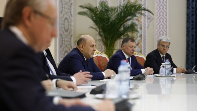 Встреча Михаила Мишустина с Президентом Таджикистана Эмомали Рахмоном