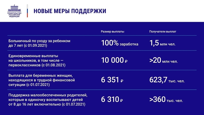 К отчёту о  деятельности Правительства России за 2020 год. Слайд 18