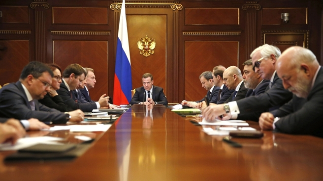 Встреча с членами бюро правления Российского союза промышленников и предпринимателей (РСПП)
