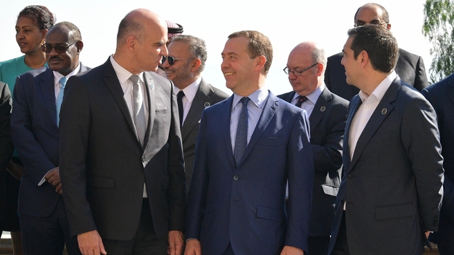 With President of Switzerland Alain Berset