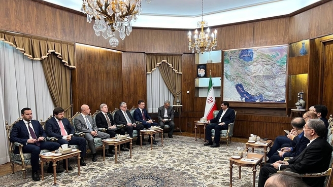 Рабочий визит Александра Новака в Иран. Встреча с Первым вице-президентом Ирана Мохаммадом Мохбером