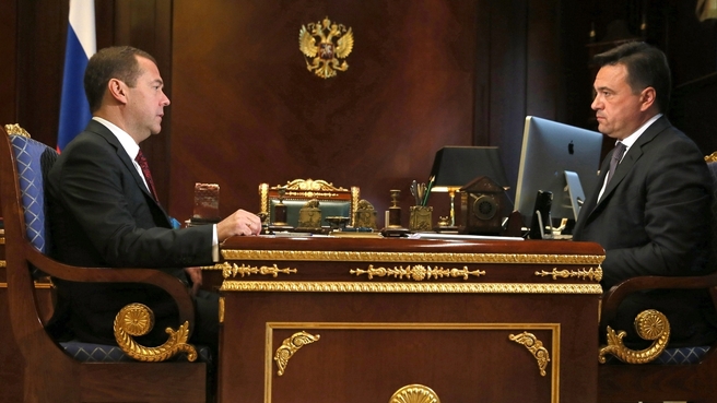Встреча с губернатором Московской области Андреем Воробьёвым