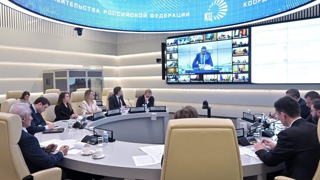 Cелекторное совещание Андрея Белоусова с главами регионов