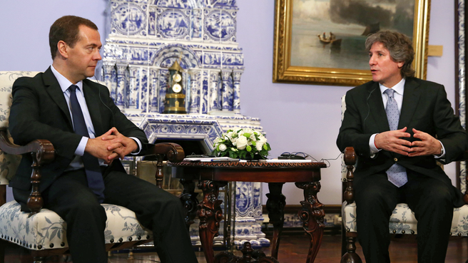 Встреча с вице-президентом, председателем сената Национального конгресса Аргентины Амадо Буду