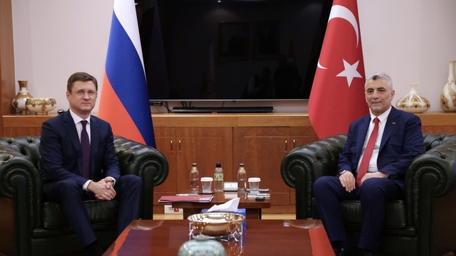 Alexander Novak chaired the 18th meeting of the Russian-Turkish Intergovernmental Commission on Trade and Economic Cooperation. With Turkish Trade Minister Ömer Bolat