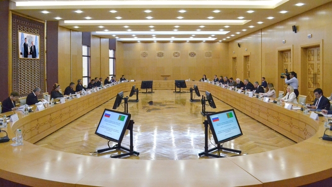 Встреча сопредседателей Межправительственной Российско-Туркменской комиссии по экономическому сотрудничеству