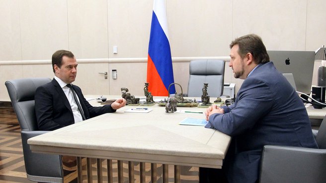 Рабочая встреча с губернатором Кировской области Никитой Белых
