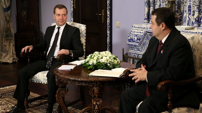 Встреча с Председателем Правительства, министром внутренних дел Республики Сербия Ивицей Дачичем