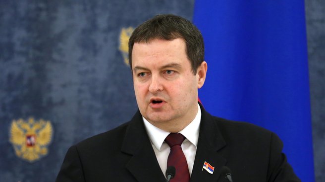 Председатель Правительства, министр внутренних дел Республики Сербия Ивица Дачич