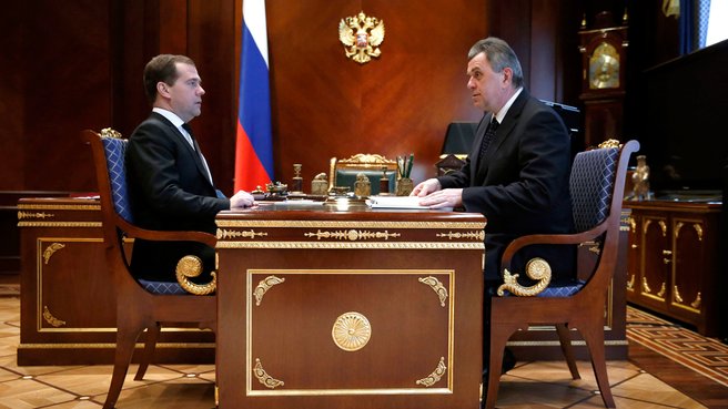 Рабочая встреча с губернатором Ярославской области Сергеем Ястребовым