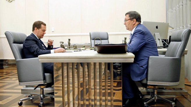 Рабочая встреча с главой администрации Тамбовской области Олегом Бетиным