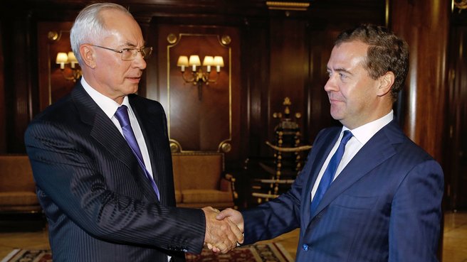 Встреча с Премьер-министром Украины Николаем Азаровым