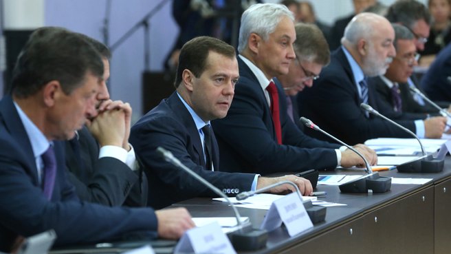 Заседание президиума Совета по модернизации экономики и инновационному развитию России