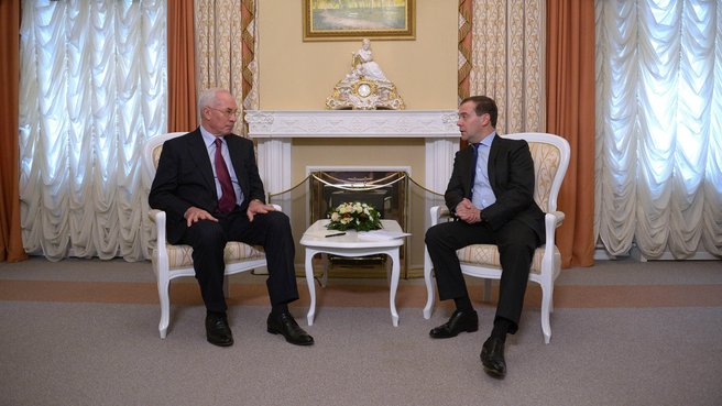 Беседа с Премьер-министром Украины Николаем Азаровым