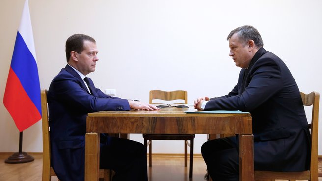 Встреча с губернатором Ленинградской области Александром Дрозденко