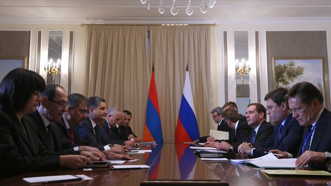 Беседа с Премьер-министром Республики Армения Тиграном Саркисяном