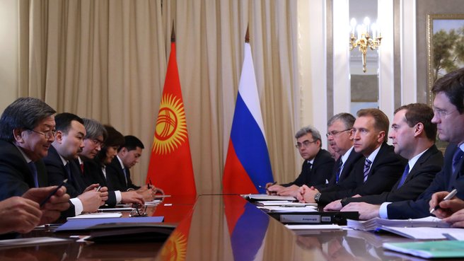 Беседа с Премьер-министром Киргизии Жанторо Сатыбалдиевым