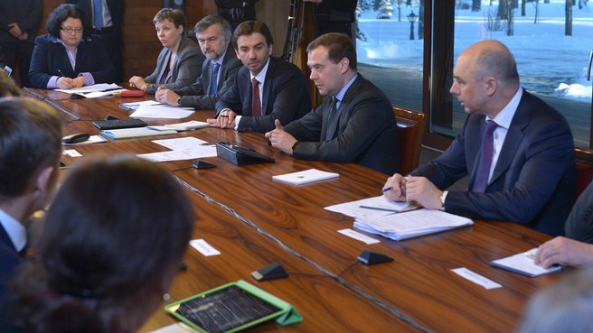 Встреча с членами Экспертного совета при Правительстве России