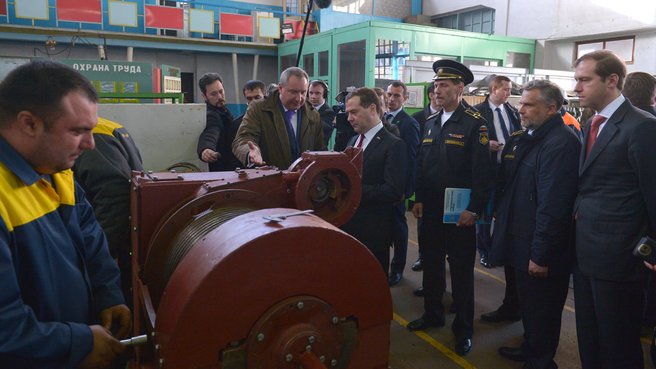 Посещение 13-го судоремонтного завода Черноморского флота Минобороны России