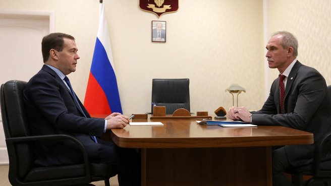 Встреча с губернатором Ульяновской области Сергеем Морозовым