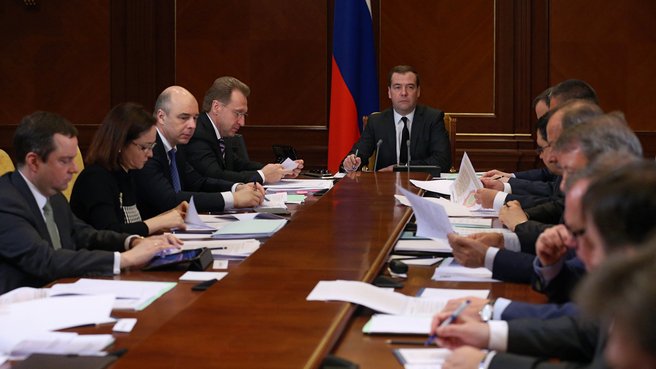Meeting on Russian banking system development