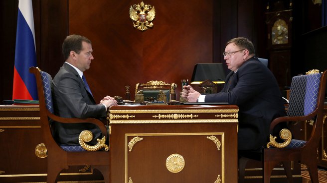 Встреча с временно исполняющим обязанности губернатора Ивановской области Павлом Коньковым