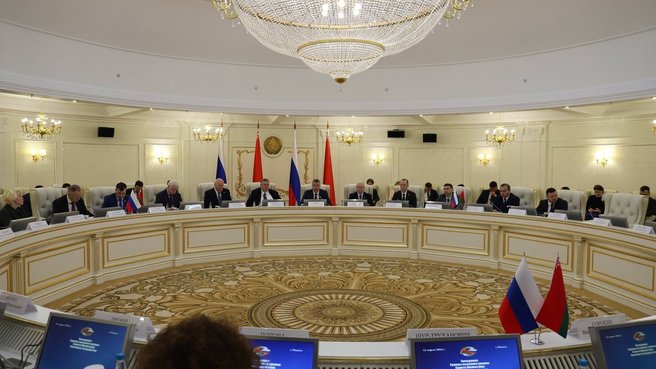 A meeting of the High-Level Group of the Union State Council of Ministers