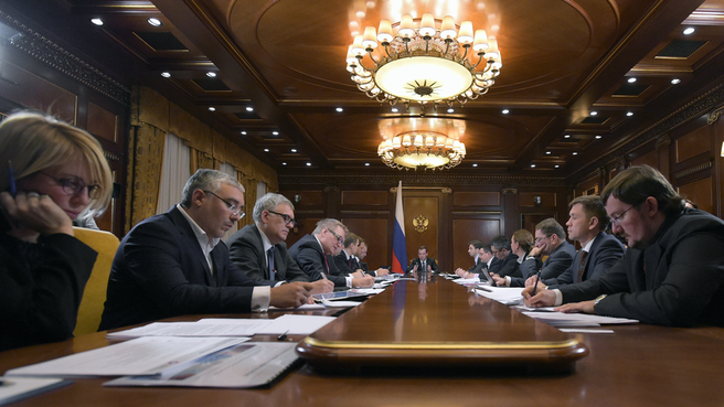 Meeting with the participation of Government Expert Council members