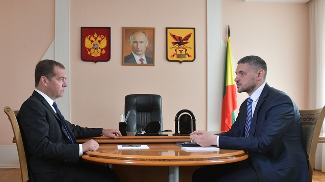 Встреча с временно исполняющим обязанности губернатора Забайкальского края Александром Осиповым